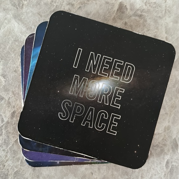 Space Wine / Beer Coasters Set of 4 - Picture 3 of 6